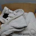 Heated Blanket Queen Blanket - Fast Heating Electric Blanket, Soft Flannel Heated Queen with 4 Time Settings,10 Heating Settings, Warm Gifts for Women & Mom & Grandma(84"x90"Cow Print White) (01 - Black Ombre-white)