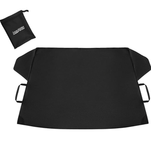 LoyaForba Car Magnetic Windshield Snow Cover for Ice, All Weather Application Windshield Cover, Snow and Wiper Protector for Most Cars, SUVs, Vans, Winter Car Front Window Accessories, 74"x42"
