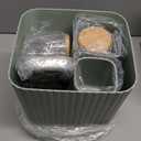 InnJoey Bathroom Accessories Set - 10PC Bathroom Set, Sage Green Bathroom Set, Bathroom Accessories Set, Toilet Brush, Bathroom Trash Can & Soap Dispenser