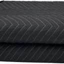 JZHLLA 72" x 40" Studio Large Sound Dampening Blanket, Sound Insulated Blanket Sound Absorbing Blanket with Grommets for Soundproofing Noise Reduction Light Blocker Basement Recording Studio