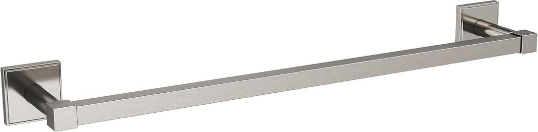 Amerock BH36073G10 | Brushed Nickel Towel Bar | 18 in (457 mm) Towel Rack | Appoint | Bathroom Towel Holder | Bathroom Hardware | Bath Accessories