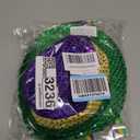 6Pcs Mardi Gras Accessories Set Mardi Gras Costume Outfit Men Women Sequin Hat Bow Tie Costume Suspender Bead Necklaces for Carnival Halloween Party