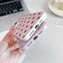 Skyseaco Compatible with iPhone 14 Pro Case Cute Polka Dot Phone Case Soft Slim TPU Shockproof Phone Cover Full Camera Protection for Women Girls - Purple