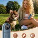 Small Shock Collar for Small & Medium Dogs 5-100lbs, Dog Training Collar with Remote, Waterproof, Rechargeable, 1300ft Range, Collar with Beep, Vibration, Safe Shock