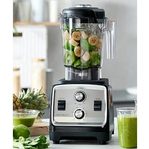 HECMAC 3-Peak HP Blender - 2200W Max/ 1400W Rated, 68oz BPA-Free Pitcher, Easy to Use, Self-Clean, Tamper - Smoothies, Ice Crush, Frozen Drinks, Food Prep - Home & Commercial, 110V