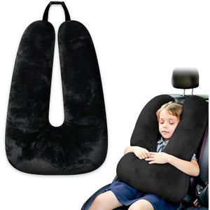 Atablyn Kids Neck Pillow for Travel Provides Double Support to The Head and Neck in Any Sleeping Position on Flights, Car, and at Home, Comfortable Airplane Travel Pillow