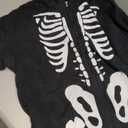 Spooktacular Creations Halloween Family Skeleton Costume, Family Skeleton Jumpsuit Pajama for Halloween Costume Cosplay, Women (Large, Black)