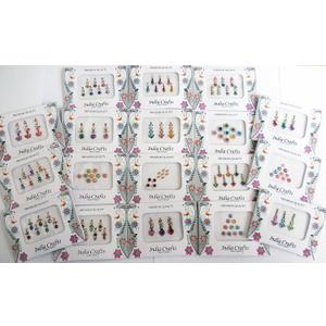 12 Combo Bindi Packs All in One- Multicolored Face Jewels Bindi Stickers Indian Forehead Tika