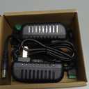 LightingWill 12V Power Supply, 12W Power Adapter, 110V AC to 12V 1A DC Power Supply, Wall Plug Transformer for Devices with 5.5/2.1mm DC Connector (2 Pack)