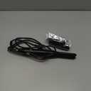 Pencil Flat Iron 3/10'' Small Flat Irons for Short Hair,Pixie Cut & Bangs,Hair Straightener for Edge with LED Display,Travel Mini Hair Straightener with Dual Voltage,Auto Shut Off, Black