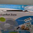 Comfort Zone 16-Inch Fan with Remote Control Quiet 3-Speed Oscillating Indoor Fan with 90 Wide-Angle Airflow, Timer & Sleep Modes Space-Saving Wall Fan for Bedroom, Home Gym & Office, White