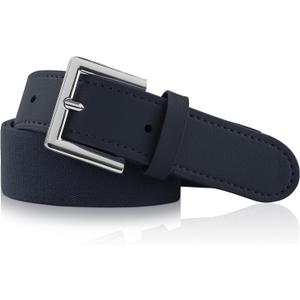 AWAYTR Youth Baseball Belt Boys - Adjustable Elastic Softball Belt for Kids Girls Pants Uniform (Blue)