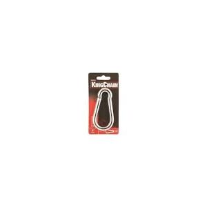 KingChain 491661 4 in. Galvanized Steel Spring Link Security Snap Metallic