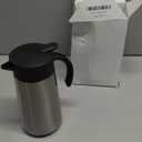 GearRoot 28oz Thermal Coffee Carafe Insulated Coffee Pot, Small Stainless Steel Coffee Carafes For Keeping Hot, Double Walled Insulated Vacuum Flask Pot for Tea Hot Water Coffee Beverage (Silver)