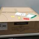 LEDIARY 23 Caged Low Profile Ceiling Fans with Lights and Remote, Rustic Square Flush Mount Ceiling Fan, 6 Speed and Reversible, Small Farmhouse Bladeless Ceiling Fan for Bedroom, Kitchen,Dining Room (Wood Grain)