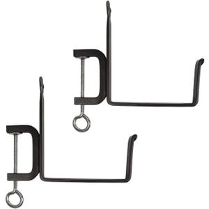Achla Designs SFB-01C Clamp-On Flower Box, 6" Deck Bracket, Black