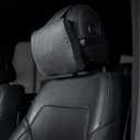 Car Headrest Pillow Memory Foam Soft Neck Support Comfortable Ergonomic Design Car Seat Headrest Pillow Universal Fit Travel Seat Pillow for Pain Relief While Driving Lord AutoFashion (1PC) (Grey)