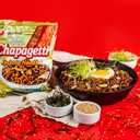 Nongshim Ramen Noodles, Gourmet Instant Ramen, Premium Microwavable Noodle, Chapagetti, 4.5 Ounce (Pack of 4)