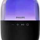 Philips S2108 Portable Bluetooth Speaker, 5W RMS, 7H Playtime, TWS Stereo Pairing, LED Light Effects, USB-C Charging  Punchy bass, Compact Wireless Speaker for Home, Outdoor, Travel