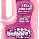 JOYIN 32 oz Bubble Solution Refills (Close to 1L/ 2.5 Gallon), Concentrated Solution for Bubble Machine, Wands, Blower, Easter (Pink)