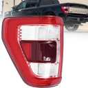 LED Tail Light w/Blind Spot Compatible with 2021 2022 2023 Ford F150 F-150,Taillight Brake Lamp Rear Light Left Driver Side Replace NL3Z13405F (Module NOT Included)