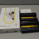 Liene Photo Paper & Cartridge, 2 Ink Cartridge Refill & 72 sheets photo papers, 4x6", Dye Sublimation, Water & Oxidation-Proof, Only for Liene PixCut S1