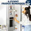 Officially Licensed Dr. Now Magnets  12 Pack Funny Dr. Nowzaradan Fridge Magnets, 3"  3" Strong Magnets, Motivational Diet Helper for Refrigerator & Car - Black Text