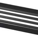 Yamazaki Home Tower bathroom trays, One Size, Black (9.5" x 3.5" x 0.6")