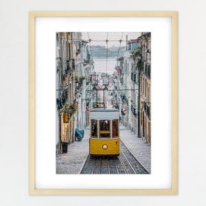 MCS 24x30 Puzzle Frame for Finished Puzzles, Natural Woodgrain Vertical & Horizontal Wall-Mounted Large Picture Display for Preservation (1-Pack)