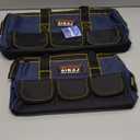 Tool Bag 2-Pack Set | AIRAJ 18" & 14" Portable Tool Storage Bag | Wide Mouth Tool Bags for Men and Women | Small Tool Tote | Tool Organizer for Home Repairs,Garage Storage,Professional Work | Tool Box