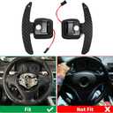 Steering Wheel Magnetic Paddle Shifter for BMW M3 X5 X6 M E90 E92 E93 E81 E82 E87 E88 E90 E71 Saloon Coupe Convertible Carbon Fiber Padddle Extension (for E Series)
