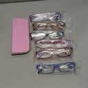 Gaoye 2.75 Reading Glasses for Women, 6 pack Fashion Readers for Women Spring Hinge Eye Glasses, Blue Light Reading Glasses (*C1 Mix Color)