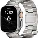 Titanium Watch Band for Apple Watch Ultra 3/2/1 Band 49mm,Tool Free Apple Watch Titanium Band With DLC Coating,Scratch Resistant Ultra 3 Metal Band,26mm,CRNS-PRO