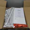 Furniture Dresser for Bedroom, Tall Nightstand, Vertical Chest with Wood Top, Charging Station, LED Lights, 5 Fabric Bins, Bedside Table with Shelf, Furniture for Entryway (5 Drawer, White)