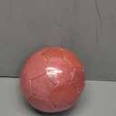 Soccer Ball Shiny Gift Size 3 4 5 Practice Training Come with Pump and Needle (Pink)