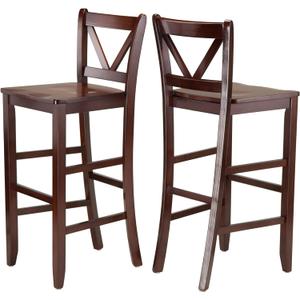 Winsome Victor Stools, 29", Brown