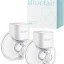 Breast Pump, Wearable Breast Pump Hands-Free, Wearable Pumps for Breastfeeding, 3 Modes & 12 Levels, Smart Display, Memory and Anytime Pause function-24mm, 2 Pack(White)