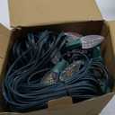 C9 LED Christmas Lights Outdoor, 100 Feet LED C9 String Lights Warm White Strawberry Bulbs, Waterproof Connectable Christmas Tree Lights for Outside Roofline Patio Home Xmas Party Decor