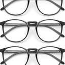 IBOANN Iconic Blue Light Glasses for Woman - Computer Glasses 99% Blue Light Blocking - Anti Eyestrain & UV Glare Protection