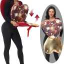 Seasons Valentine's Day Heart Shaped Costume for Adult, Box of Chocolates Costume for Valentines Cosplay