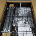 Ulif M5 Wall Mounted Clothes Garment Rack, Heavy Duty Closet Storage and Organizer System with 6 Shelves and 3 Expandable Hanger Rods, Space Saver Suit (46.2-102.4)" W x 14" D x 83.1" H, Black