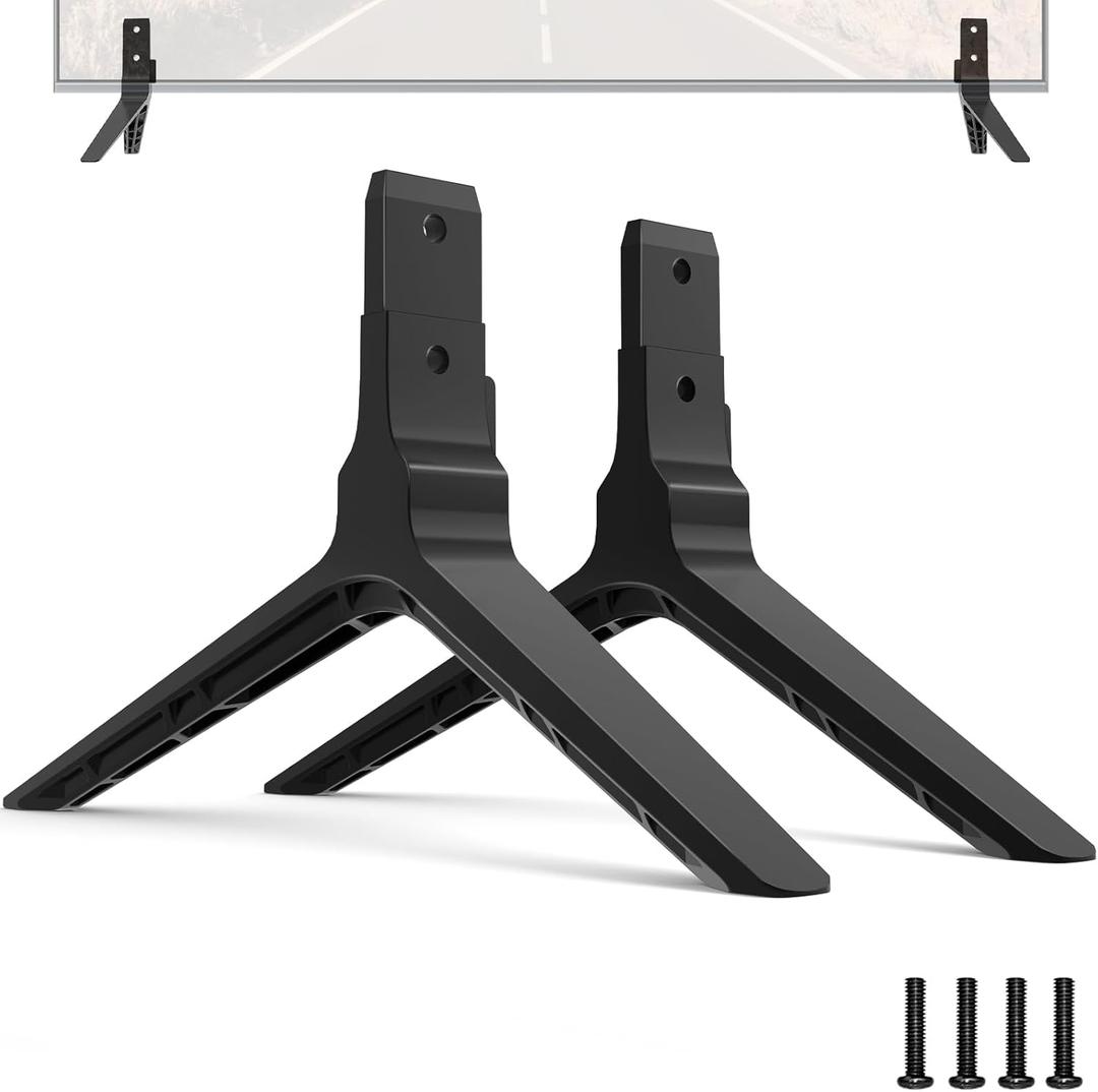 TV Stand Legs Only for Vizio TV Stand Legs M43-C1, Not for Other TV Models, Only for Vizio TV Replacement Stand We Listed wr Screws Set and Instructions, No Drilling Required