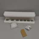 Airwrap Storage Holder Compatible with Dyson Airwrap Curling Iron Wall Mounted Storage Rack Holder for Home Organizer (with Comb) White (Classic Style)