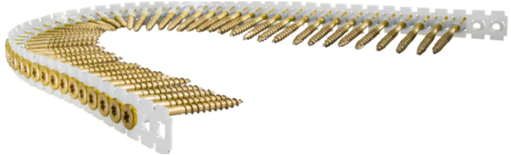 1000pcs , 9x3in Wood Collaled Screws