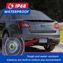 Rear View Backup Camera Compatible with Ford Escape 2014 2015 2016 Parking Assist Camera Replace# GJ5T19G490AD GJ5T-19G490-AB EJ5Z-19G490-A