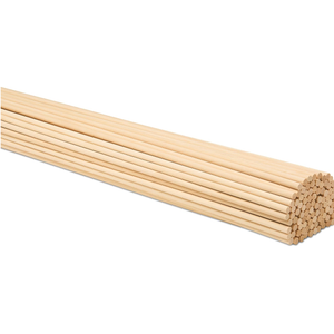 Dowel Rods Wood Sticks Wooden Dowel Rods - 5/16 x 18 Inch Unfinished Hardwood Sticks - for Crafts and DIYers - 25 Pieces by Woodpeckers