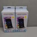 Wavy LED Light And Mirror Phone Holder Pack Of 2