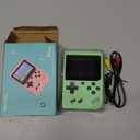 Retro Handheld Games Console, Built-in 400 Video Games,Portable Video Gaming Player with 3.0 Inch IPS Screen and Rechargeable Battery (Green)