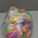 Duchong 2.4" Fillable Plastic Eggs, 50 PCS Easter Eggs Bulk in 6 Colors, Hinged Eggs for Easter Egg Hunt, Surprise Eggs, Basket Stuffers Fillers, Easter Party Favor for Kids