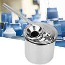 Pottery Painting Sprayer, Stainless Steel Clay Tool Pottery Atomizer Glazes Pots Ceramic Painting Sprayers For Both Seasoned And Potters Alike, Silver (300ml)